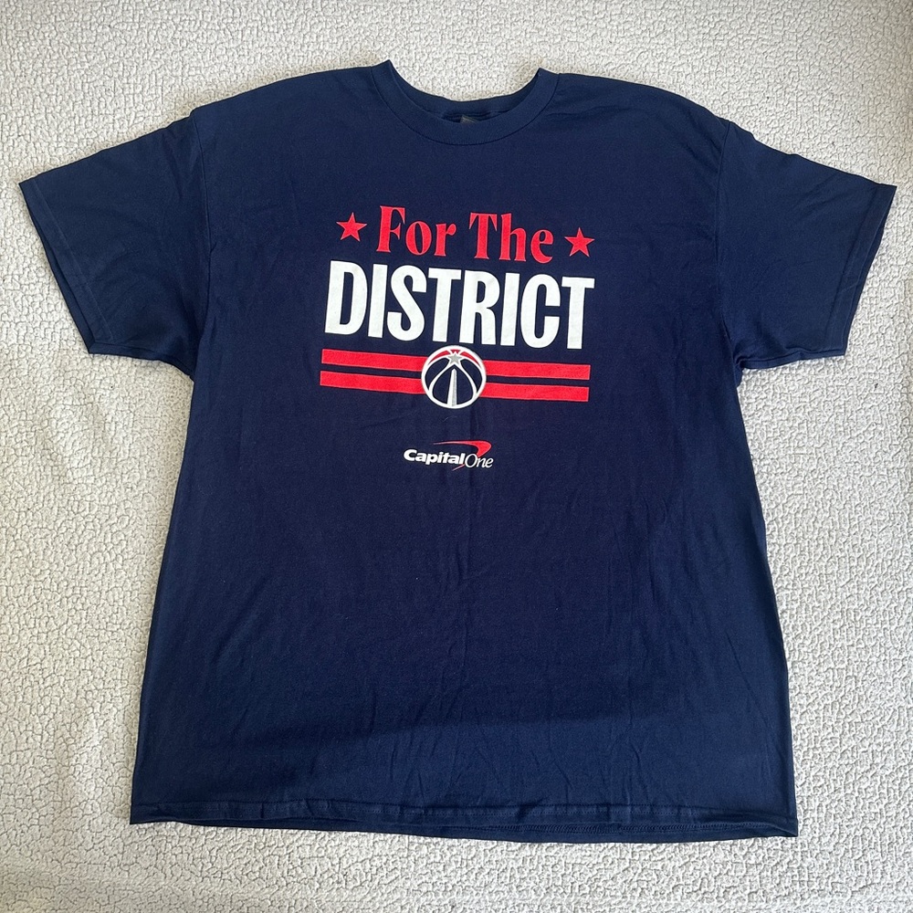 Washington Wizards Capital One Arena Game Day T-Shirt Mens Size XL Blue NWOT